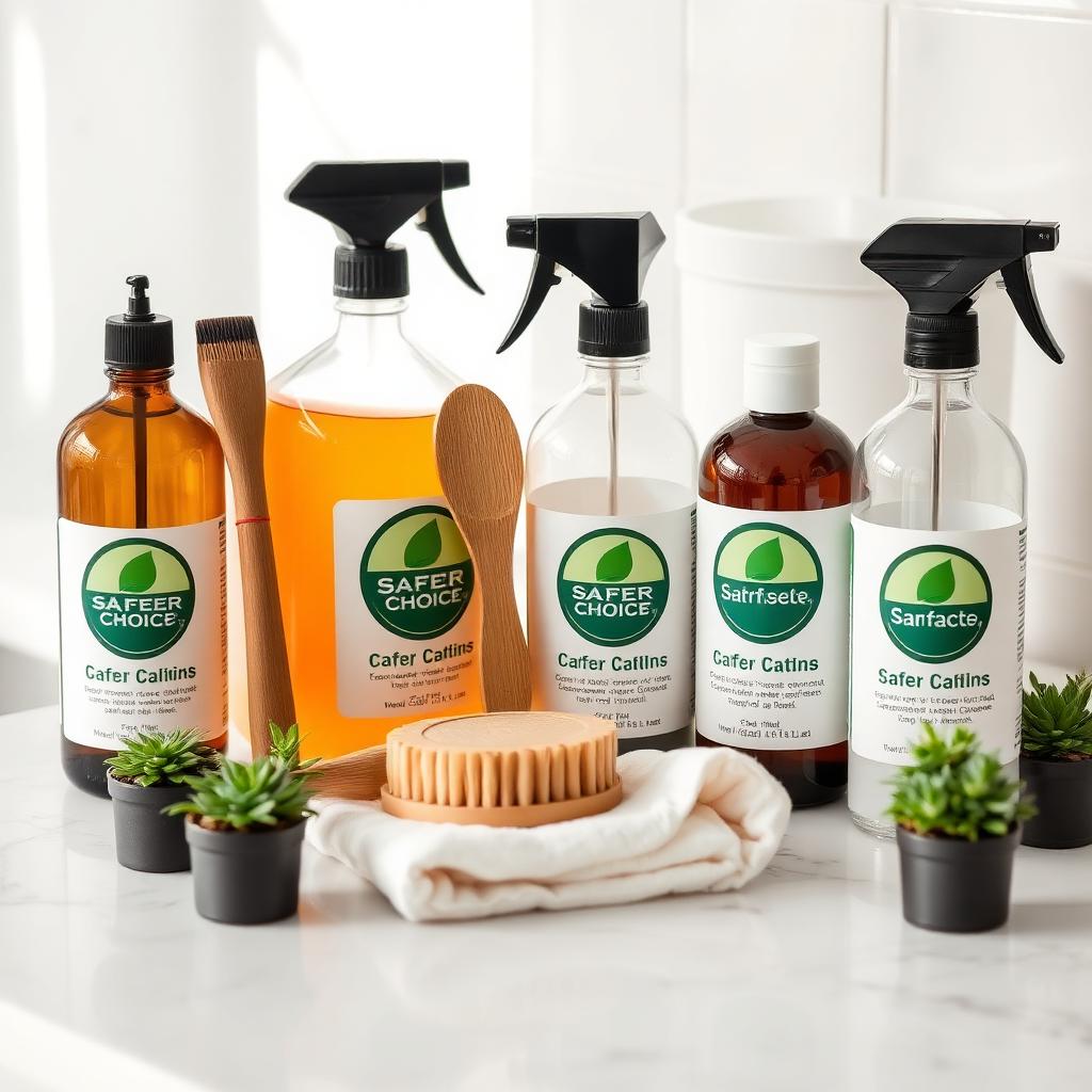 EPA Safer Choice-certified cleaning kit.